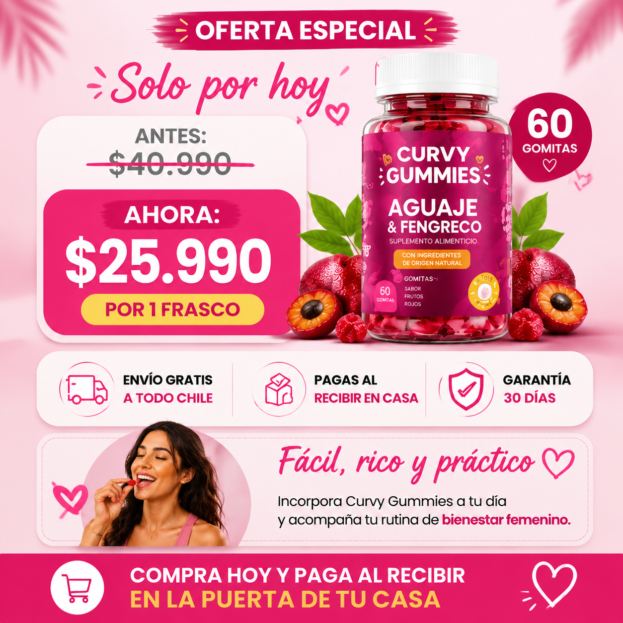 CURVY GUMMIES : Tu rutina femenina de bienestar empieza desde adentro