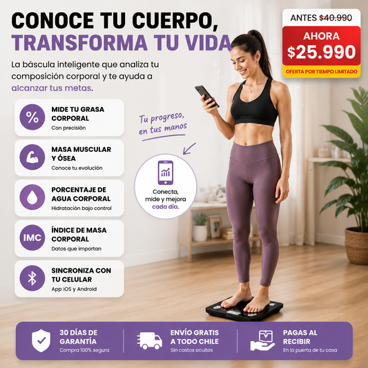 BodySense™ — La balanza que te da el mapa completo de tu salud