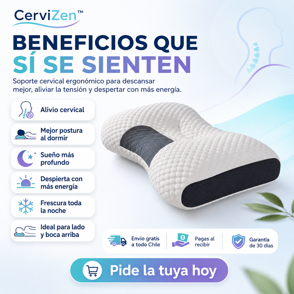 CerviZen™  Deja de sufrir por dormir mal. .