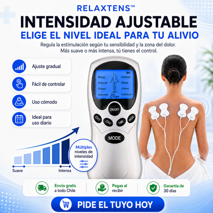 RelaxTens™ Alivio inmediato para el dolor que arrastras todos los días